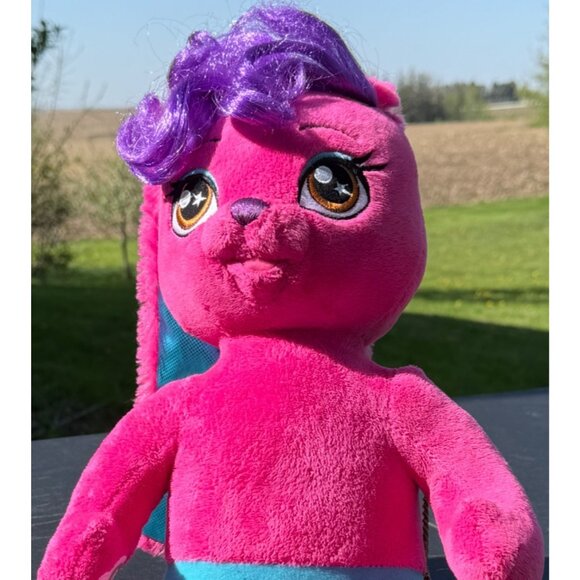 Build A Bear Honey Girl Risa Pink Rock Star Bunny Rabbit Plush Stuffed Pet Toy - Picture 13 of 16